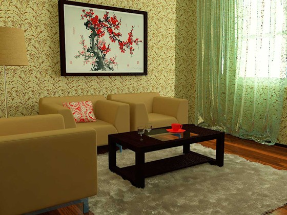 3D графика: интерьер квартиры